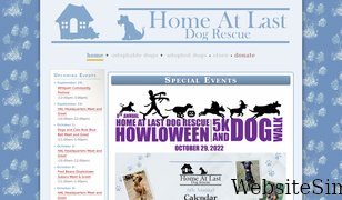 homeatlastdogrescue.com Screenshot