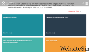 homelesshub.ca Screenshot