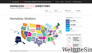 homelessshelterdirectory.org Screenshot