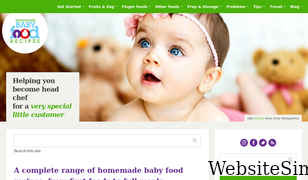 homemade-baby-food-recipes.com Screenshot