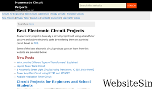 homemade-circuits.com Screenshot