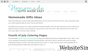 homemade-gifts-made-easy.com Screenshot