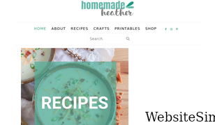homemadeheather.com Screenshot