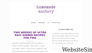 homemademastery.com Screenshot