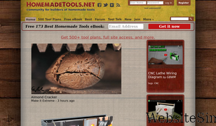 homemadetools.net Screenshot