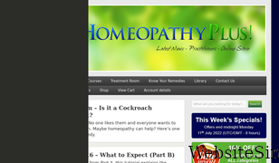 homeopathyplus.com Screenshot