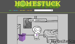 homestuck.com Screenshot