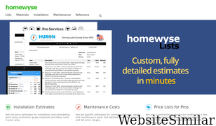 homewyse.com Screenshot