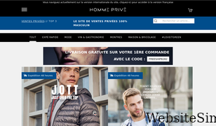 hommeprive.com Screenshot