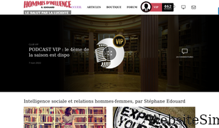 hommesdinfluence.com Screenshot