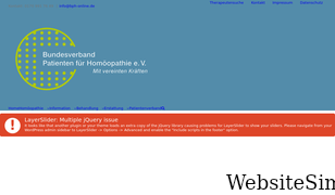 homoeopathie-online.info Screenshot