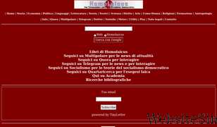 homolaicus.com Screenshot