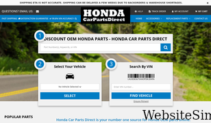 hondacarpartsdirect.com Screenshot