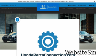 hondapartsconnection.com Screenshot