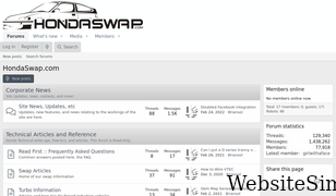 hondaswap.com Screenshot