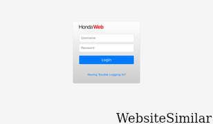hondaweb.com Screenshot