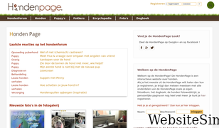 hondenpage.com Screenshot