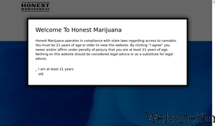 honestmarijuana.com Screenshot
