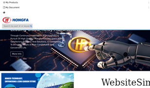 hongfa.com Screenshot