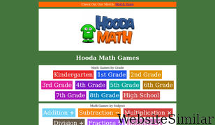 hoodamath.com Screenshot
