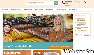 hoofs-stoffen.nl Screenshot
