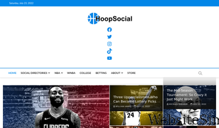 hoop-social.com Screenshot