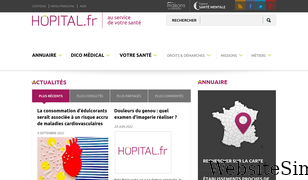 hopital.fr Screenshot