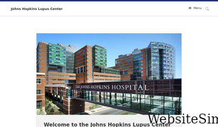 hopkinslupus.org Screenshot