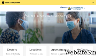 hopkinsmedicine.org Screenshot