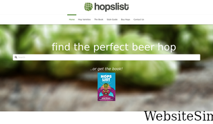 hopslist.com Screenshot