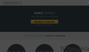 horaespejo.com Screenshot