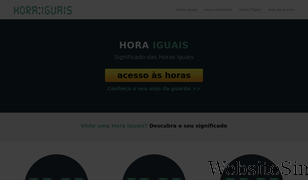 horaiguais.com Screenshot