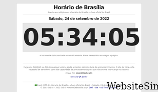 horariodebrasilia.org Screenshot