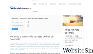 horariodebuses.com.co Screenshot