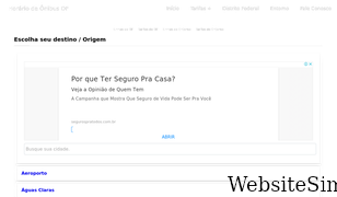 horariodeonibusdf.com.br Screenshot