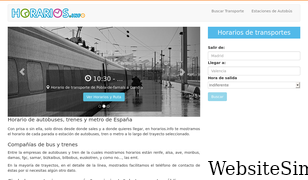 horarios.info Screenshot