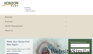 horizonbank.com Screenshot