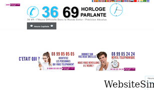 horlogeparlante.com Screenshot