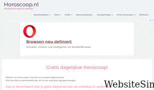 horoscoop.nl Screenshot