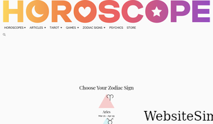 horoscope.com Screenshot