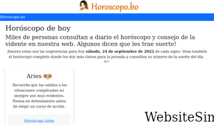 horoscopo.bo Screenshot