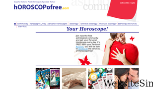 horoscopofree.com Screenshot