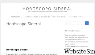 horoscoposideral.com.br Screenshot