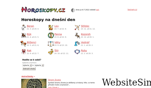 horoskopy.cz Screenshot