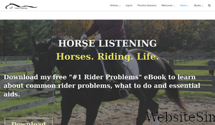 horselistening.com Screenshot
