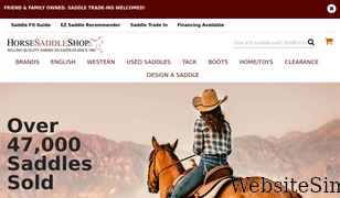 horsesaddleshop.com Screenshot