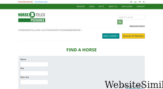 horsetelex.com Screenshot