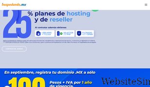 hospedando.com.mx Screenshot