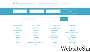 hospitalesmexico.com Screenshot