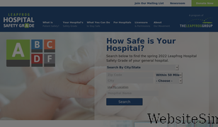 hospitalsafetygrade.org Screenshot